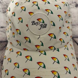 White Umbrella Pattern Hat